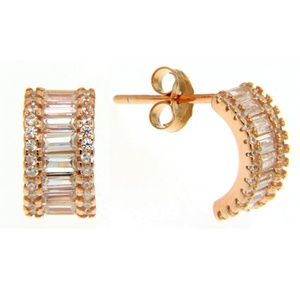 Rose Gold CZ Earings